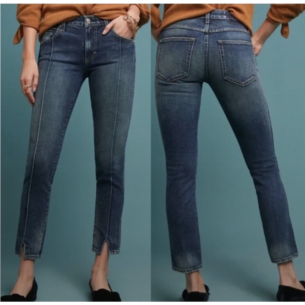 AMO Pixie Cherish Mid Rise Denim Crop‎ Jeans size 30